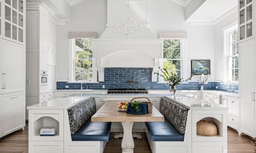 white themed modern kitchen